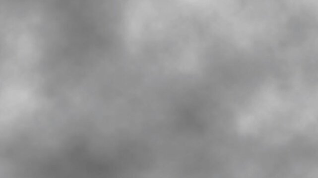 Gray black smoke dark horror 4k background in slow motion . white Gray Realistic fog animation, gray cloud effect, animated cloud mist overlay effect isolated. smoke clouds fog overlay.