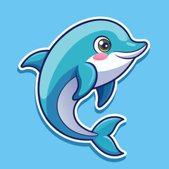 Obraz premium Cute Dolphin Illustration