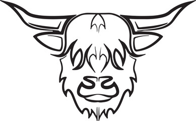 Cow   simple icon. Vector ICON all icon Viktor