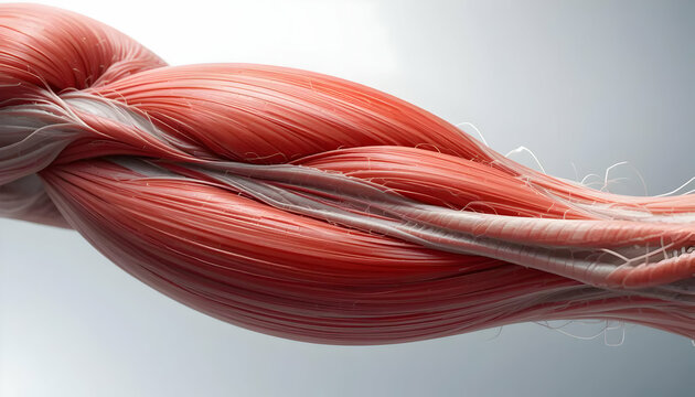 Arm Muscles Anatomy Closeup for Educational or Medical Visualizations