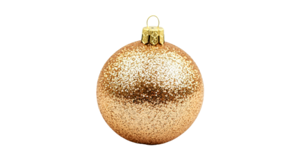 Golden Christmas ornament for decor