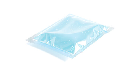 Reusable cooling gel pack for instant relief isolated on png or transparent or white background