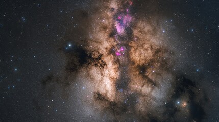Obraz premium Cosmic Nebula in the Milky Way Galaxy