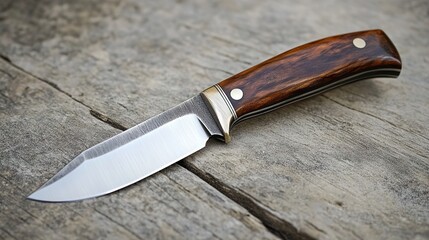 Exquisite Wood and Metal Knife