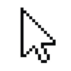 pixel arrow desing for templates.