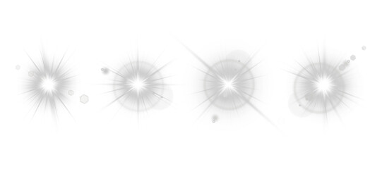 Obraz premium Golden sunlight beam glows on transparent clear canvas. Realistic light ray overlays enhance digital illustrations. Sun flare ring adds warmth and visual energy. Natural light transition softens edges
