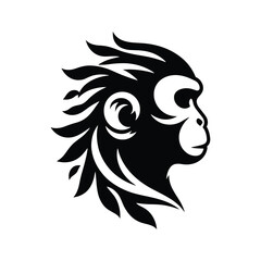 Creative Monkey Vector Illustration