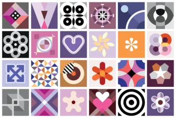 Fotobehang Decorative Vector Design Elements And Patterns ©  danjazzia