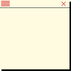 Obraz premium Retro UI Window