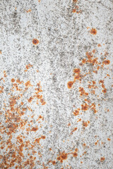 Painted old metal surface with rust appearing. The texture of painted metal.