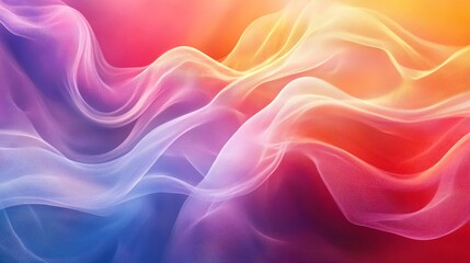 Obraz premium expanding visual loop animating over a colorful mist background