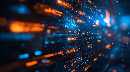 Obraz premium contracting visual loop animating over a soft blur background