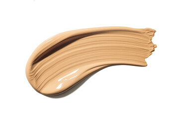 Make up smear foundation drops smudge texture white