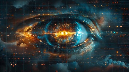 Infographic Book of Enoch combining futuristic elements ancient religious texts and enochian literature highlighting watchers and biblical figures in a hyper realistic style with space for annotations