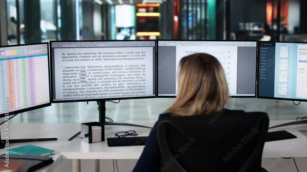 Aufkleber editing and proofreading document text