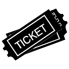 Stack Of Black And White Tickets For Entry Or Admission To Events