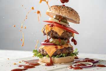 Exploding Hamburger