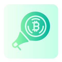 announcement gradient icon