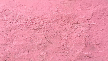 Rough pink wall texture with uneven plaster finish pattern. Abstract pink background. Dusty Pink,...