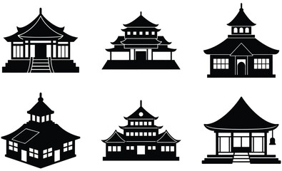 Japanese school Silhouette Vector Collection – Modern and Classic Home Designs