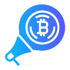 announcement gradient icon