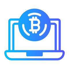 laptop gradient icon