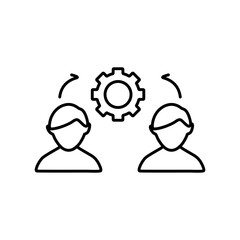 Approach icon vector illustration web design element