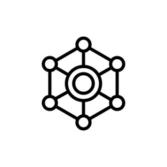 Business modeling icon vector illustration web design element