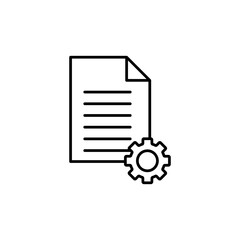 Compile icon vector illustration web design element