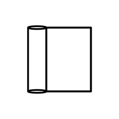 Construction film roll icon vector illustration web design element