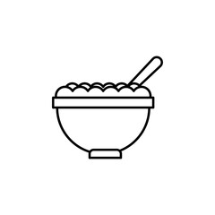 Ingredients mix icon vector illustration web design element