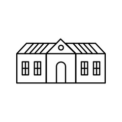 Institute icon vector illustration web design element