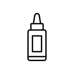 Ketchup icon vector illustration web design element