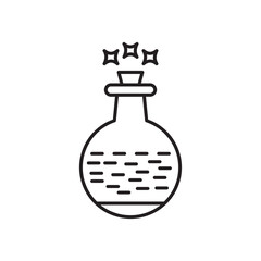 Magic potion icon vector illustration web design element