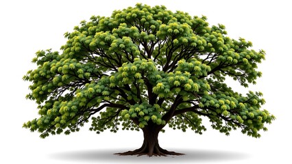 "A bald cypress tree with flaring base and sparse branches, transparent background"