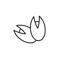 Pistachio icon vector illustration web design element