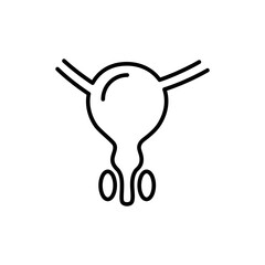 Prostate icon vector illustration web design element