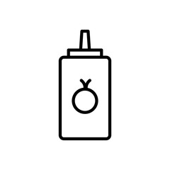 Sauce bottles icon vector illustration web design element