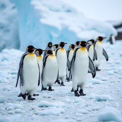 Fototapeta premium March of the Penguins