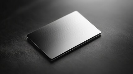 Showcase your designs with this metal business card mockup template.
 