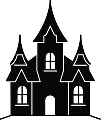 silhouette of a house