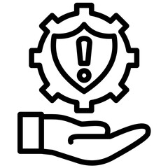 Risk Management Icon