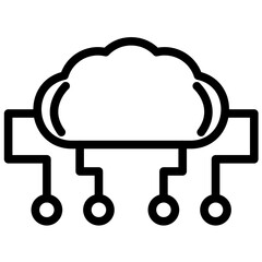 Cloud Computing Icon