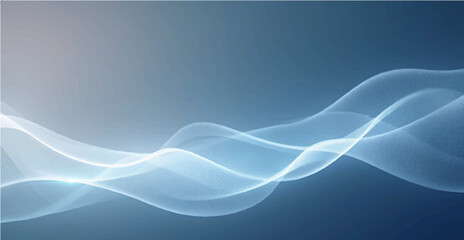 Abstract white gradiant smooth light lines background. Vector illustration