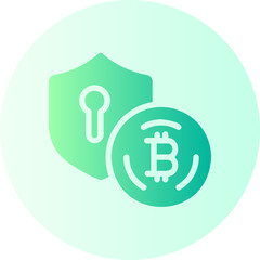 lock gradient icon