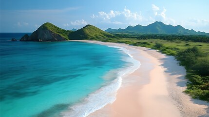 Tropical Beach Aerial View (1)