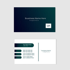 Creative and modern business card template design