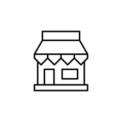 Market shop, store, grocery icon