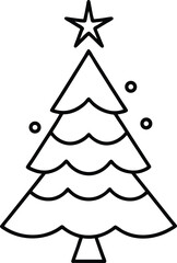 abstract christmas tree