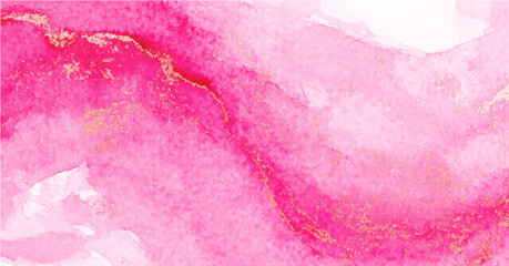 Abstract pink watercolor gradient background